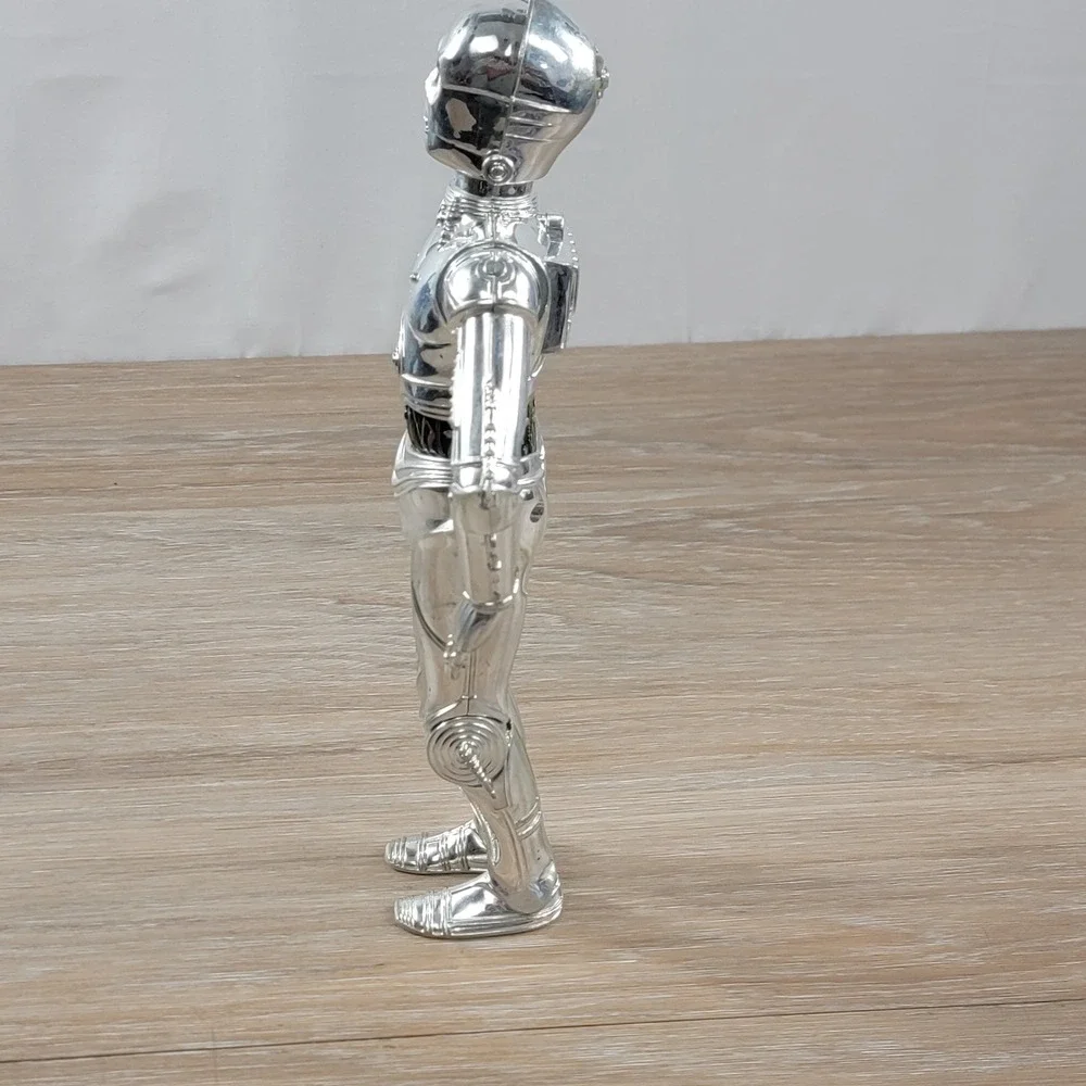 Star Wars C-3PO 12 Inch Action Figure Chrome Silver 1997 Lucasfilm Hasbro Vtg